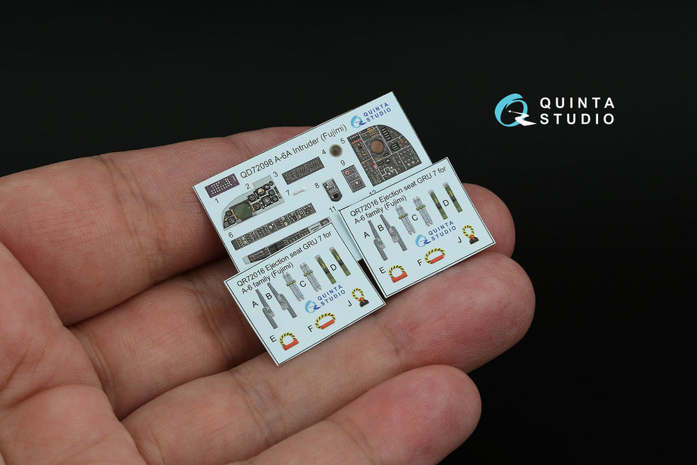 Quinta Studio QD72098 1:72 A-6A Intruder 3D Interior Decal