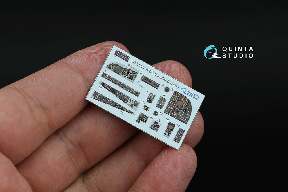 Quinta Studio QD72098 1:72 A-6A Intruder 3D Interior Decal