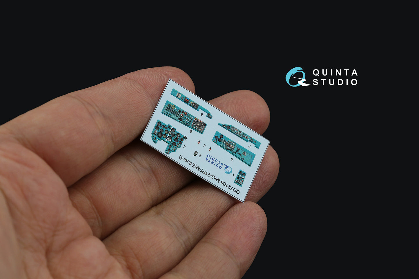 Quinta Studio QD72108 1:72 MiG-21PFM Emerald Panels 3D Interior
