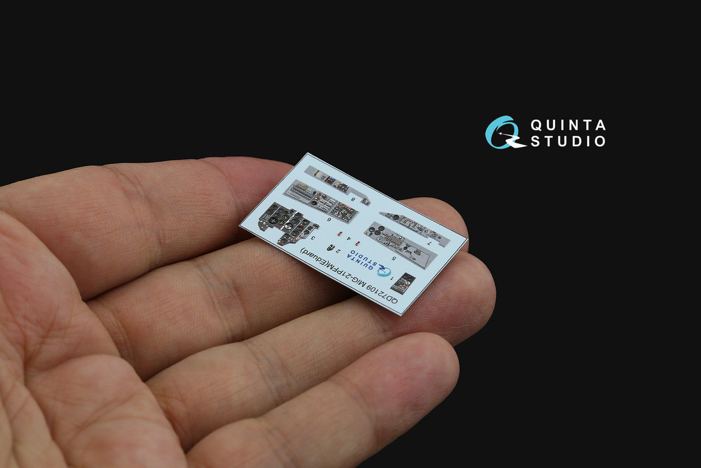 Quinta Studio QD72109 1:72 MiG-21PFM Gray Panels 3D Interior