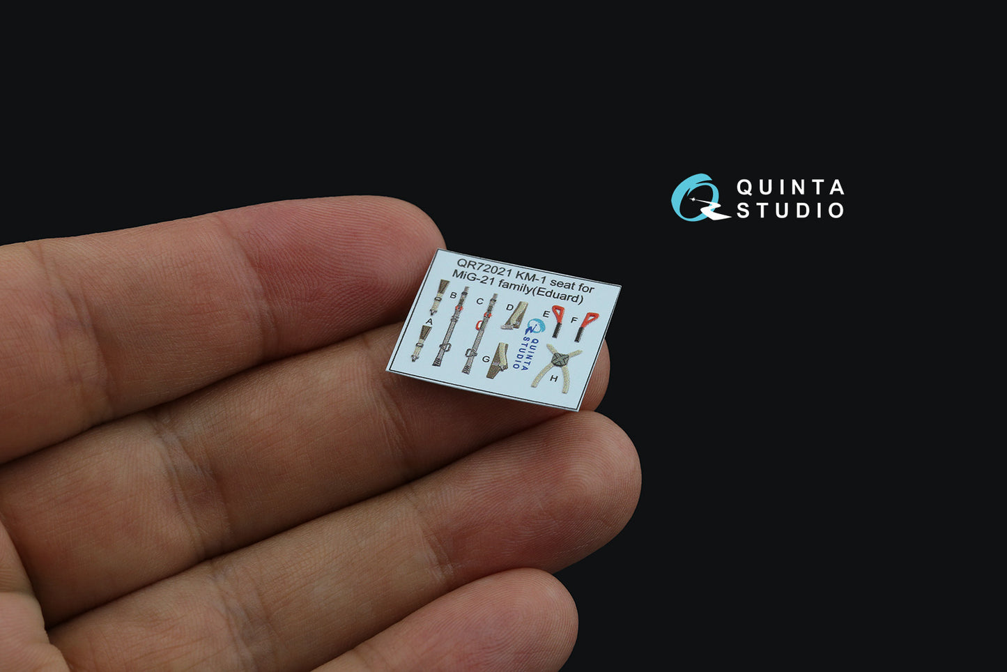 Quinta Studio QD72109 1:72 MiG-21PFM Gray Panels 3D Interior
