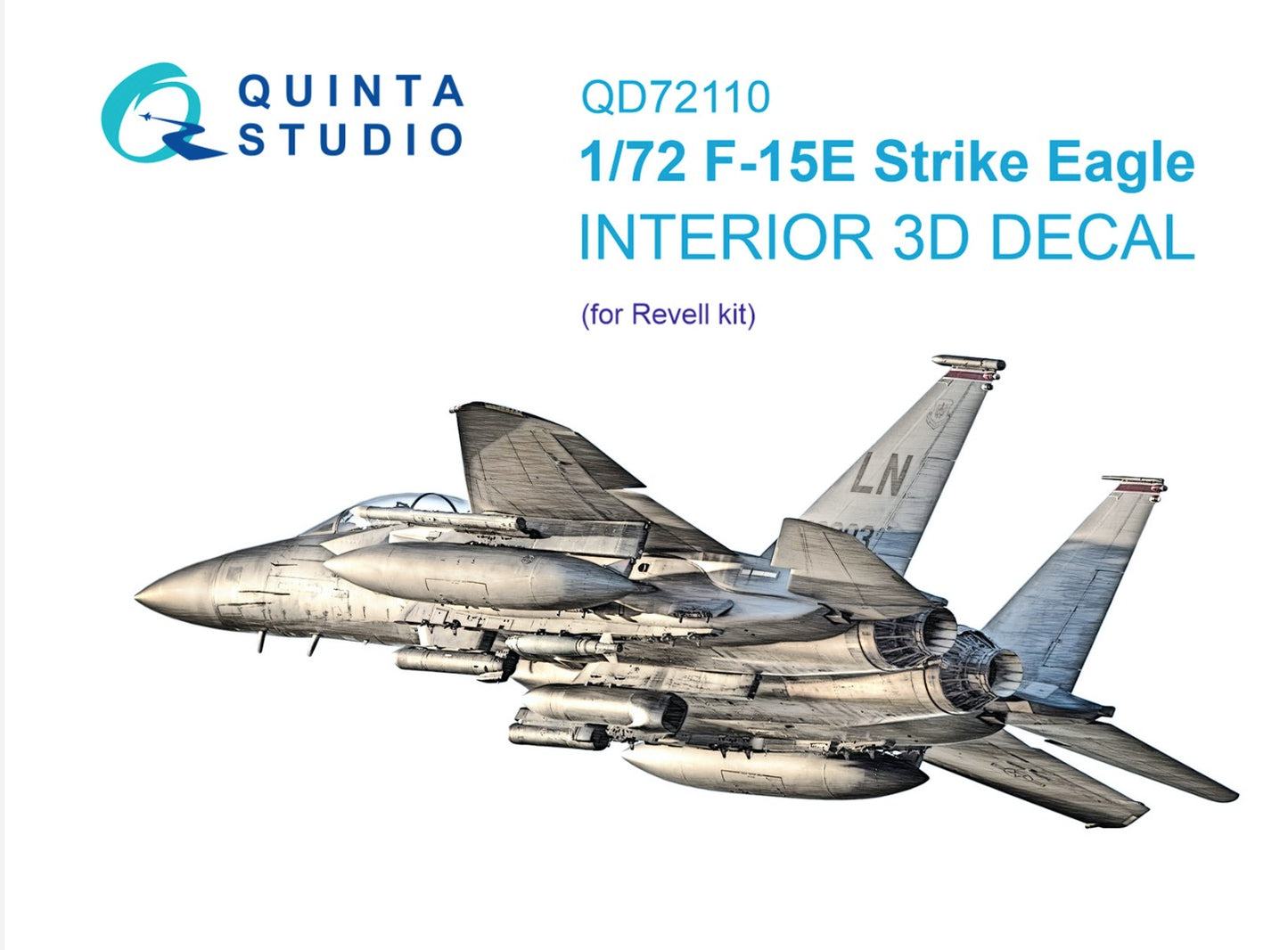 Quinta Studio QD72110 1:72 F-15E Eagle 3D Interior Decal