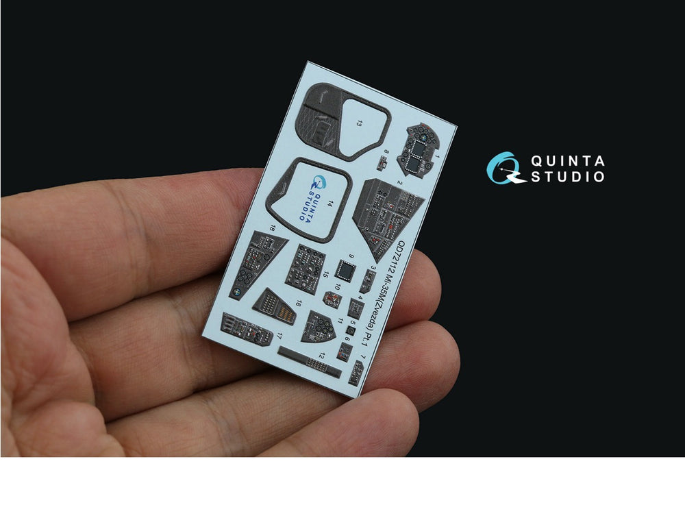 Quinta Studio QD72112 1:72 Mil Mi-35M 3D-Printed Interior Decals