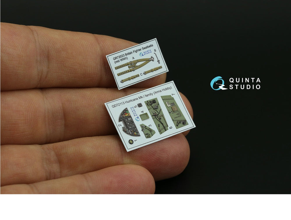 Quinta Studio QD72113 1:72 Hurricane Mk.I Family 3D Interior Decal