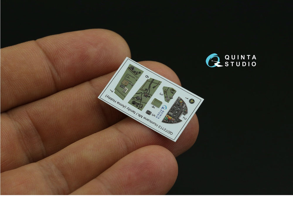 Quinta Studio QD72113 1:72 Hurricane Mk.I Family 3D Interior Decal