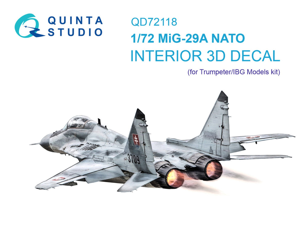 Quinta Studio QD72118 1:72 Mikoyan MiG-29A