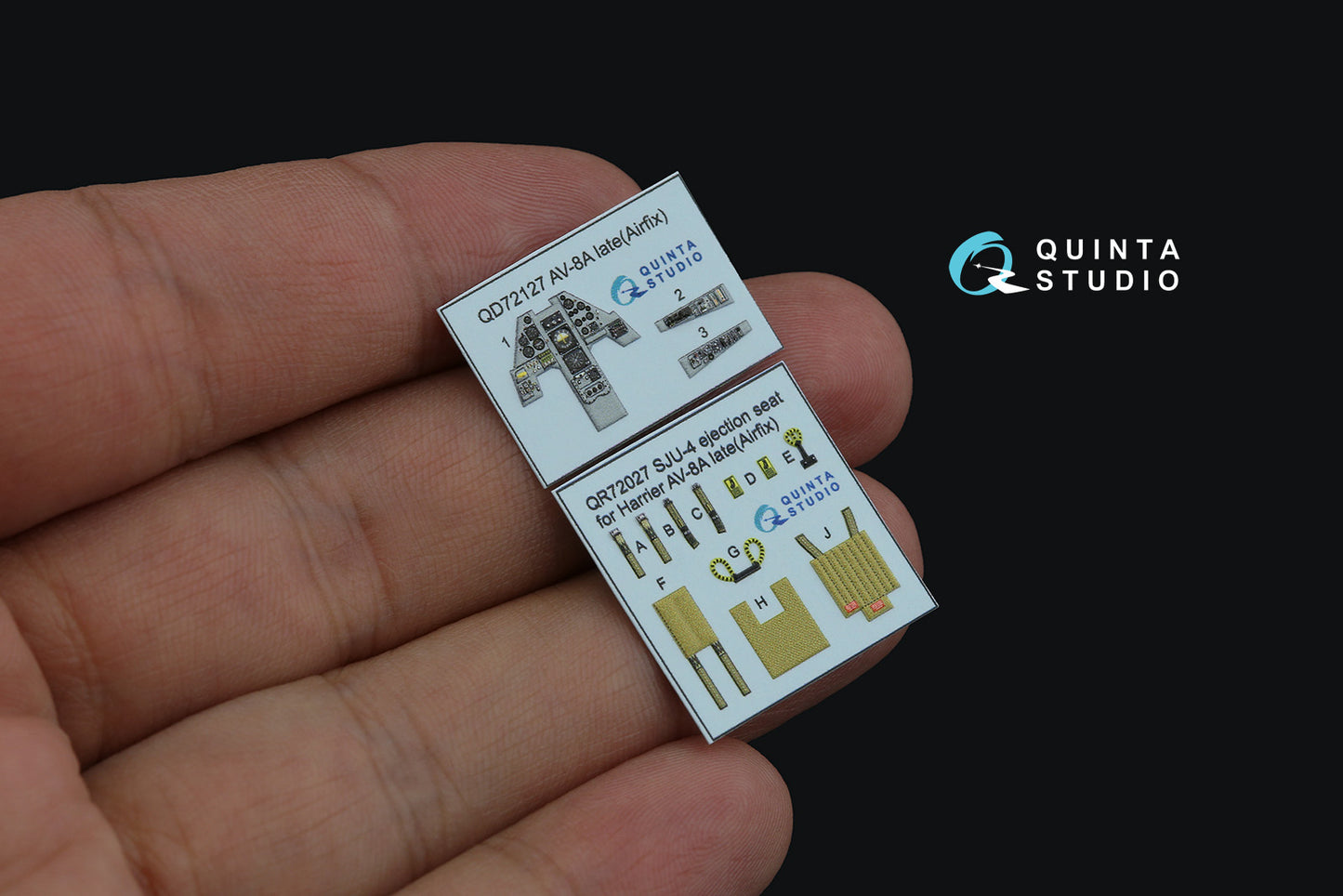 Quinta Studio QD72127 1:72 AV-8A Late 3D Interior Decal