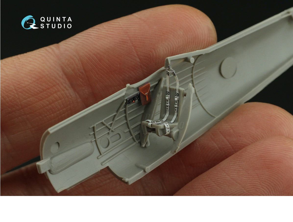 Quinta Studio QD72132 1:72 PZL P.7a 3D-Printed coloured Interior on decal paper