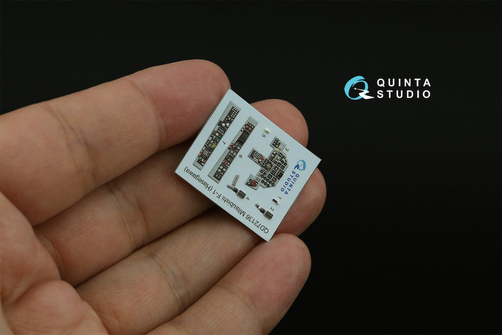 Quinta Studio QD72136 1:72 Mitsubishi F-1 3D-Printed Interior Decals