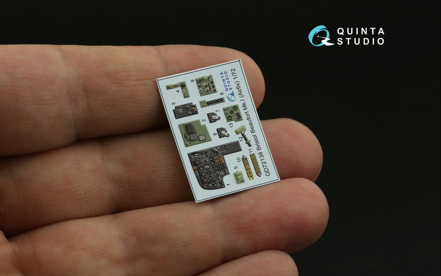 Quinta Studio QD72138 1:72 Beaufort Mk.I 3D Interior Decal