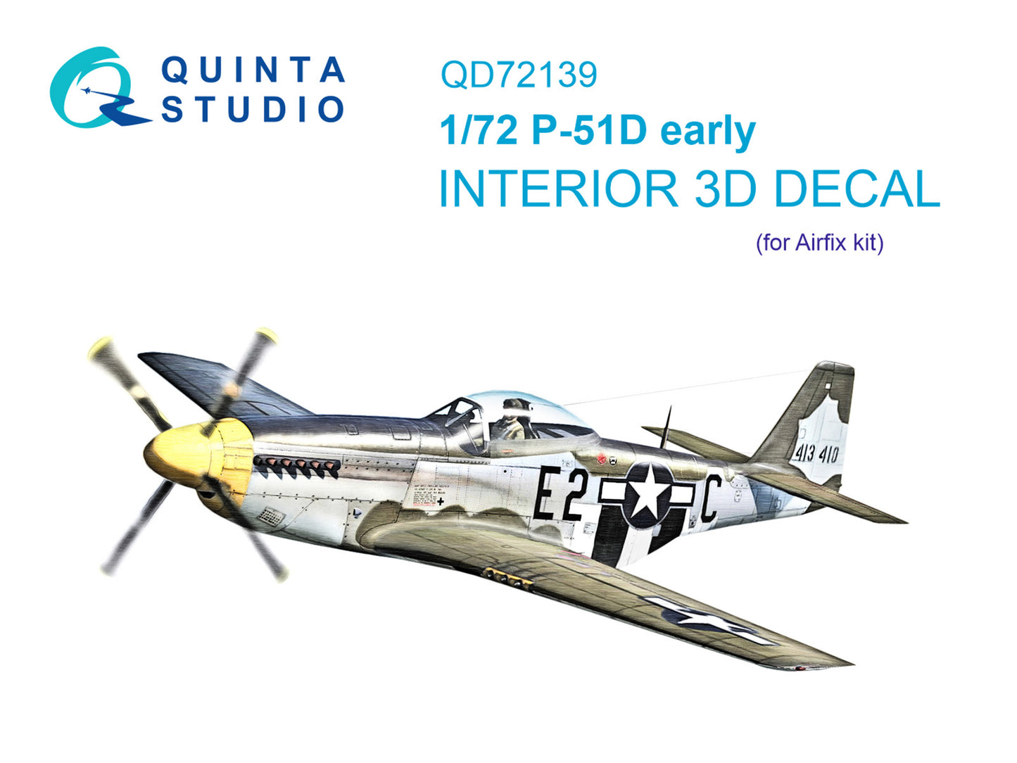 Quinta Studio QD72139 1:72 P-51D Mustang Early 3D Interior Decal
