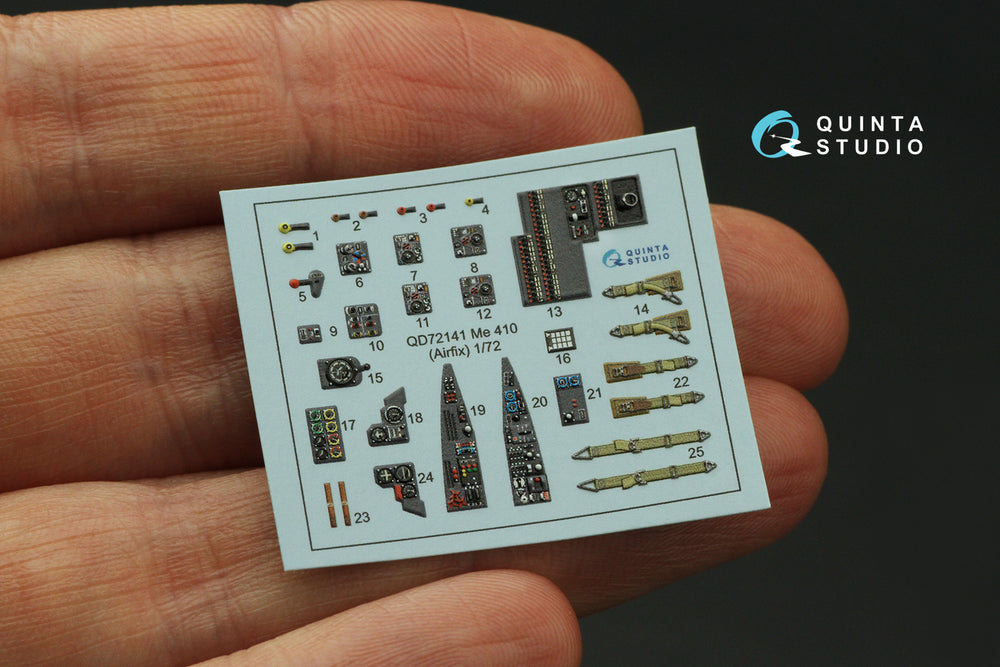 Quinta Studio QD72141 1:72 Me-410A-1/U-2 3D Interior Decal