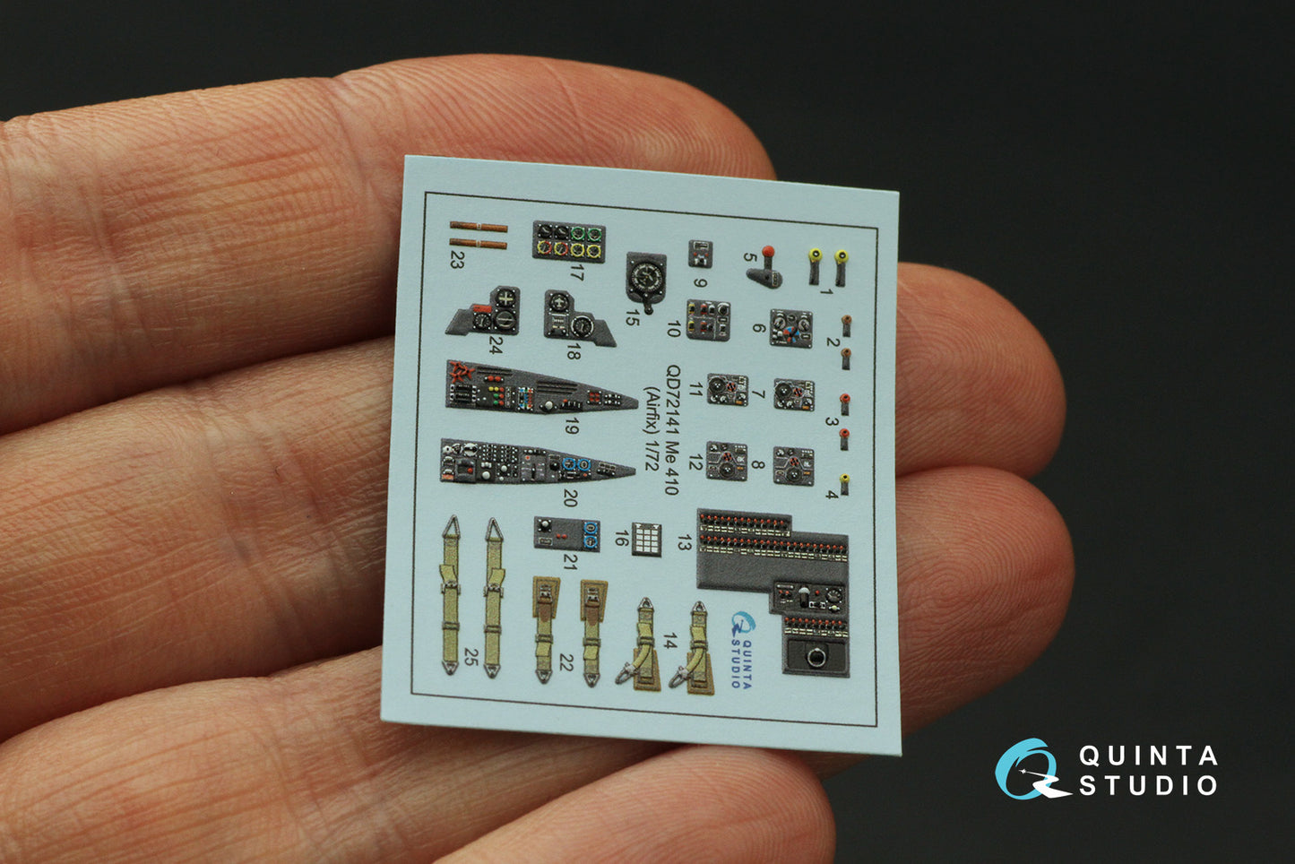 Quinta Studio QD72141 1:72 Me-410A-1/U-2 3D Interior Decal