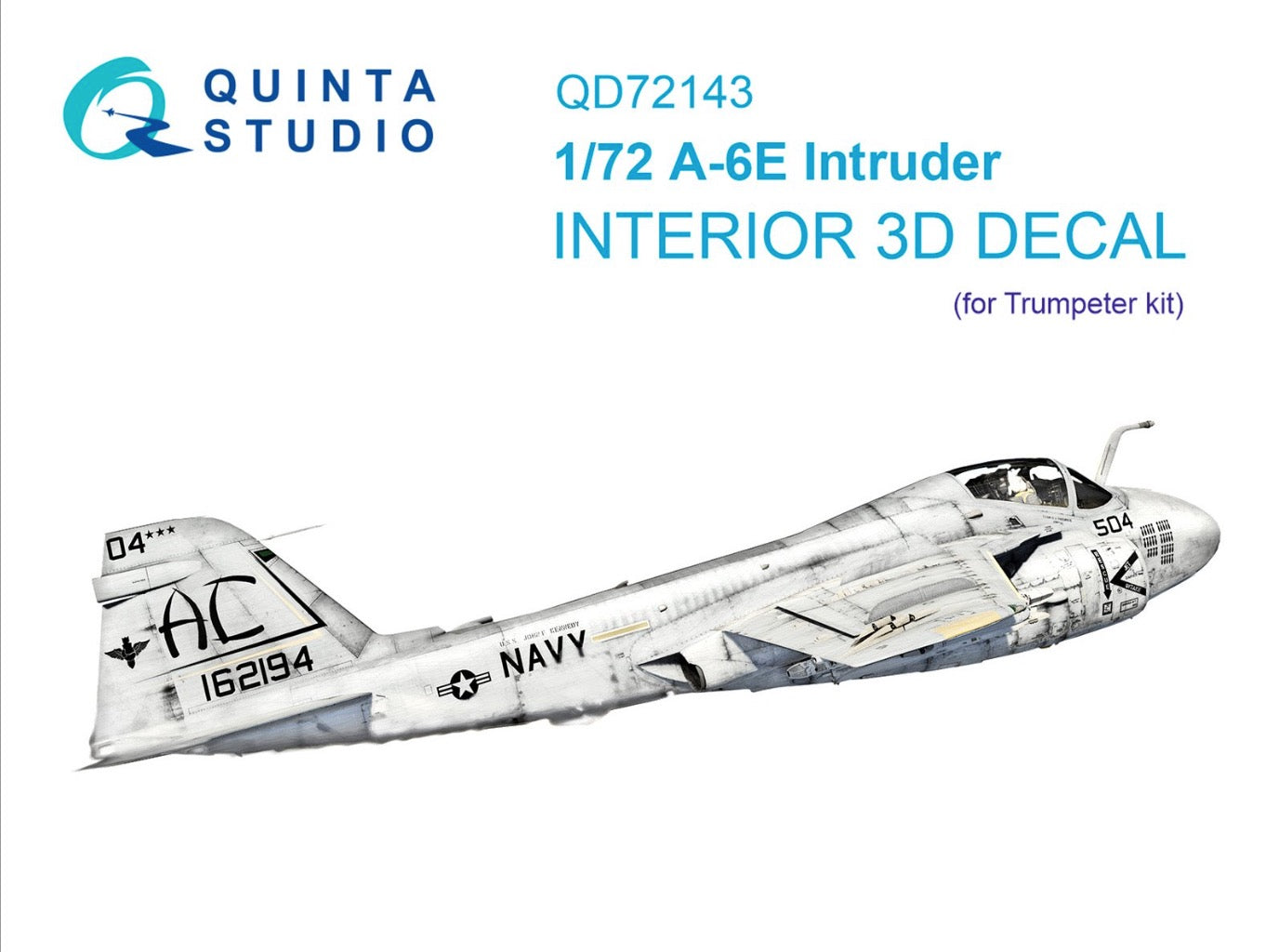 Quinta Studio QD72143 1:72 A-6E Intruder 3D Interior Decal