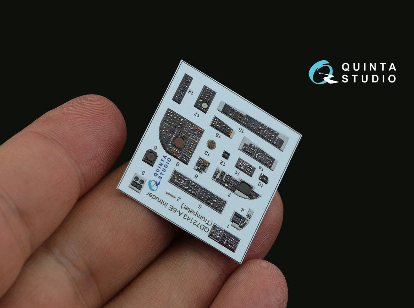 Quinta Studio QD72143 1:72 A-6E Intruder 3D Interior Decal