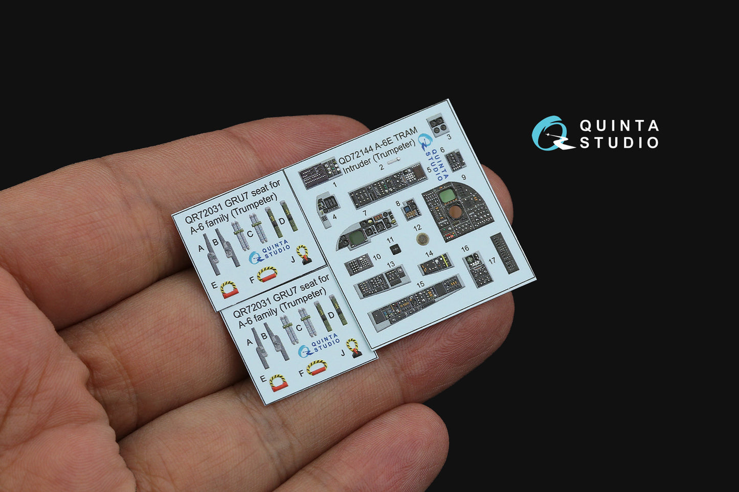 Quinta Studio QD72144 1:72 A-6E TRAM Intruder 3D Interior Decal