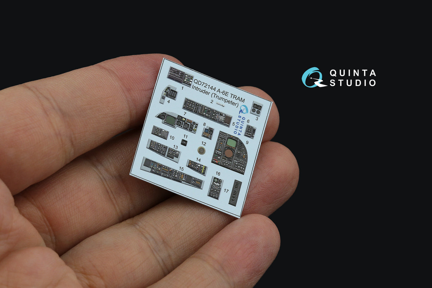 Quinta Studio QD72144 1:72 A-6E TRAM Intruder 3D Interior Decal