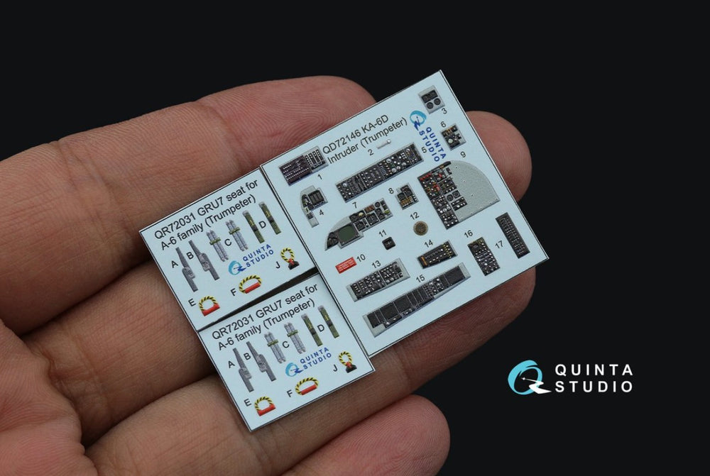 Quinta Studio QD72146 1:72 KA-6D Intruder 3D Interior Decal