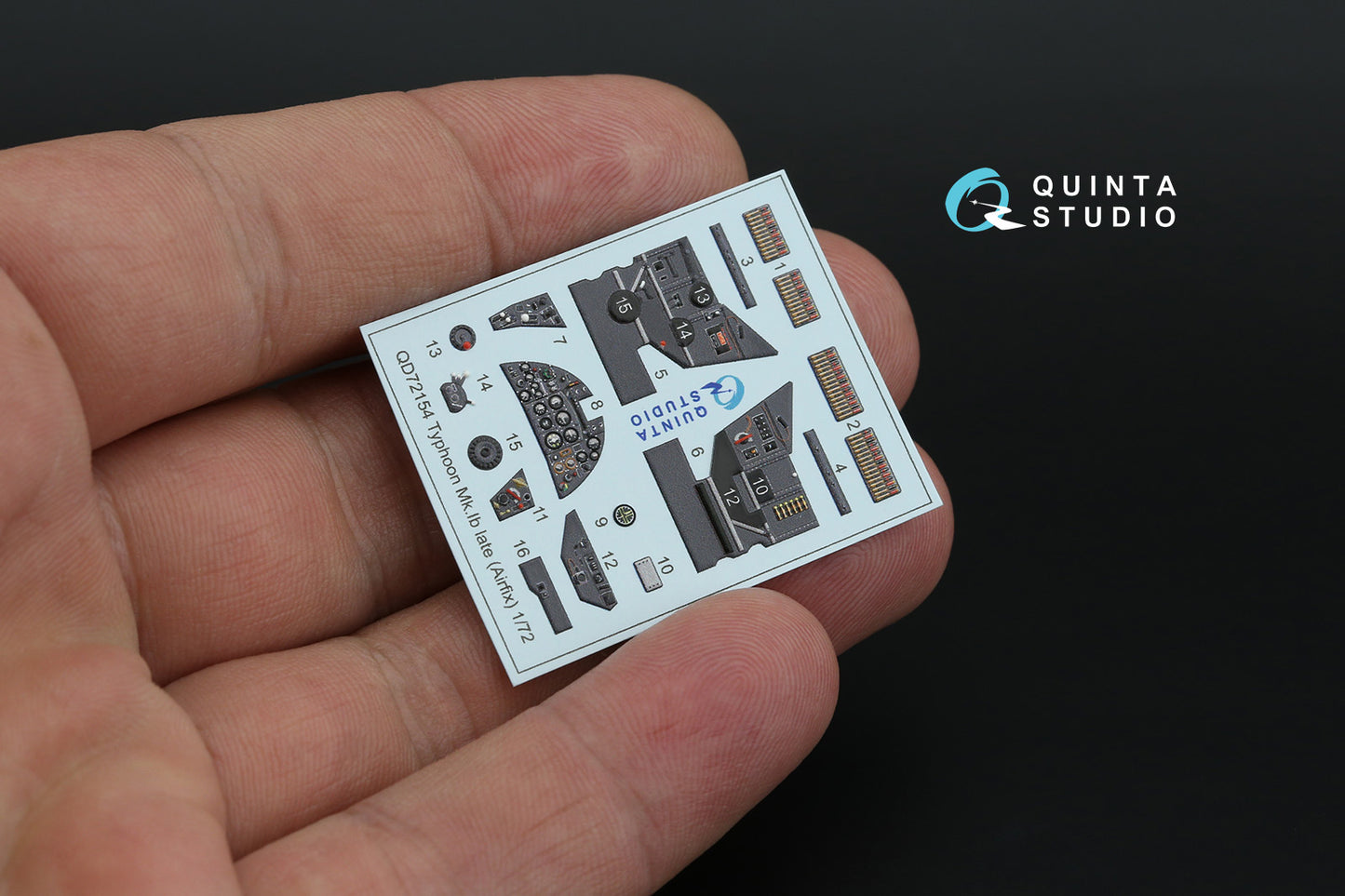 Quinta Studio QD72154 1:72 Typhoon Mk.IB Late 3D Interior Decal