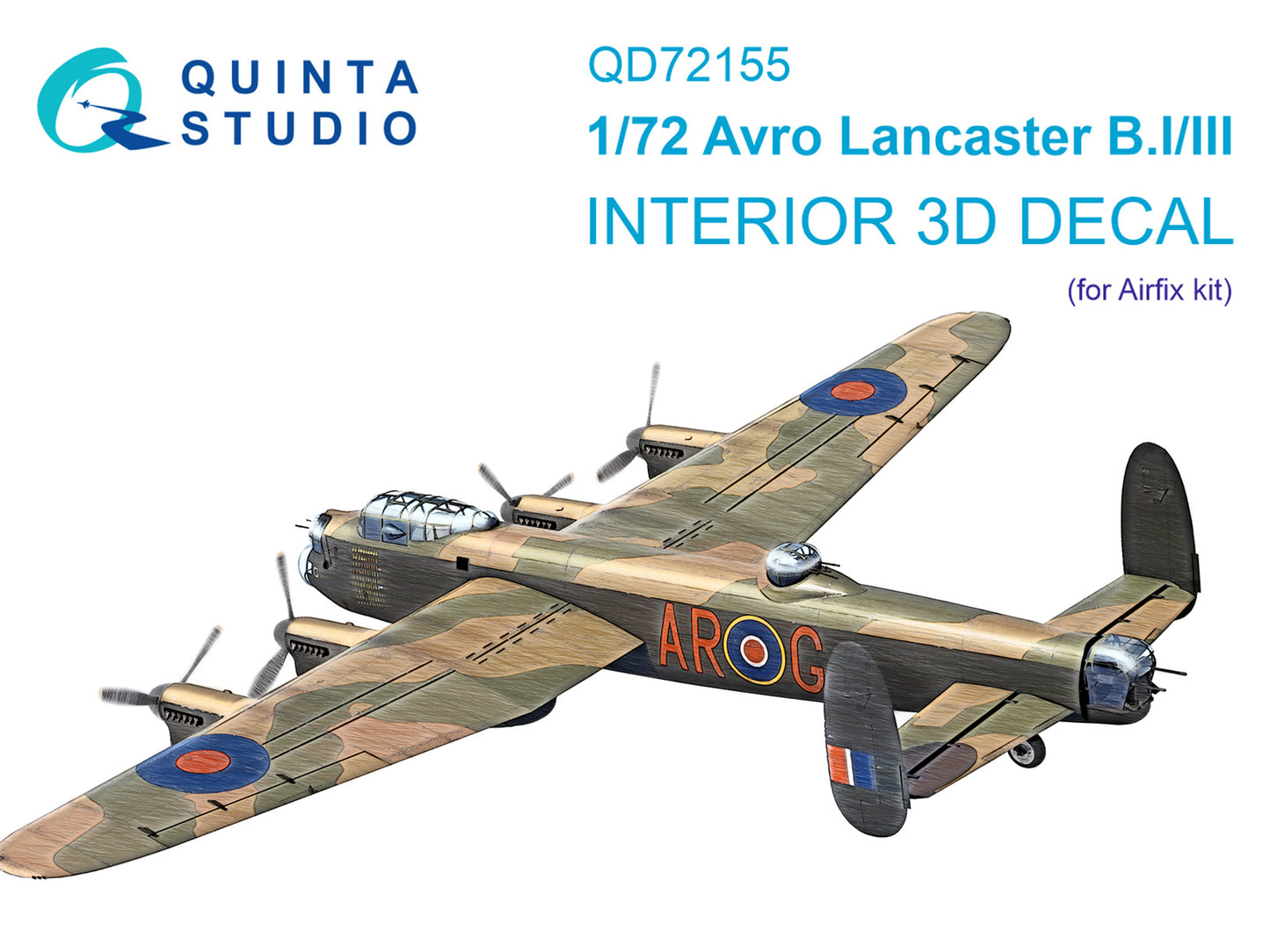 Quinta Studio QD72155 1:72 Lancaster B.I/III 3D Interior Decal