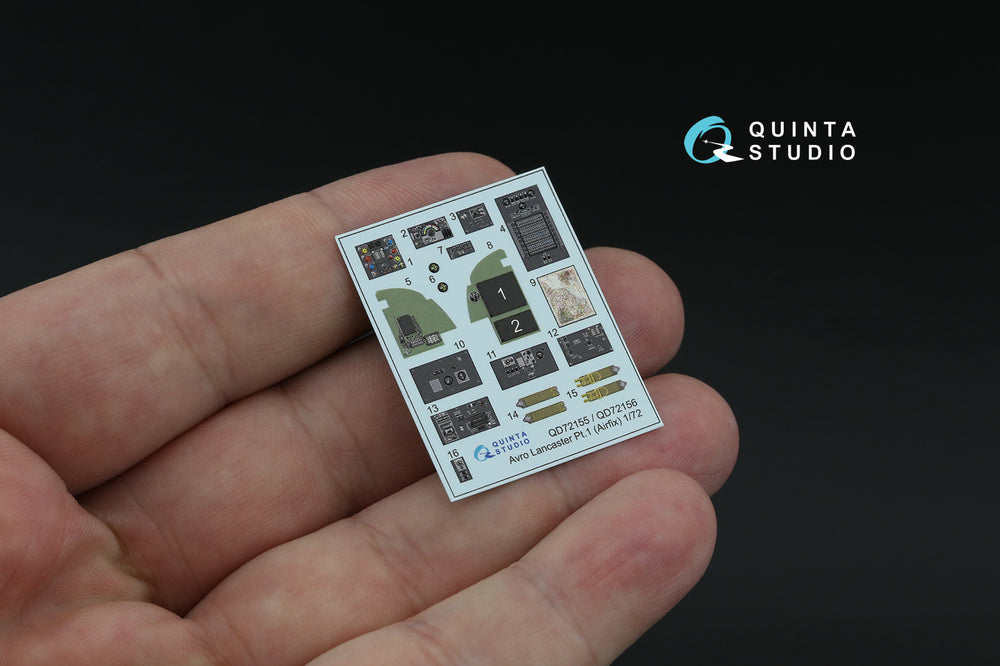 Quinta Studio QD72155 1:72 Lancaster B.I/III 3D Interior Decal