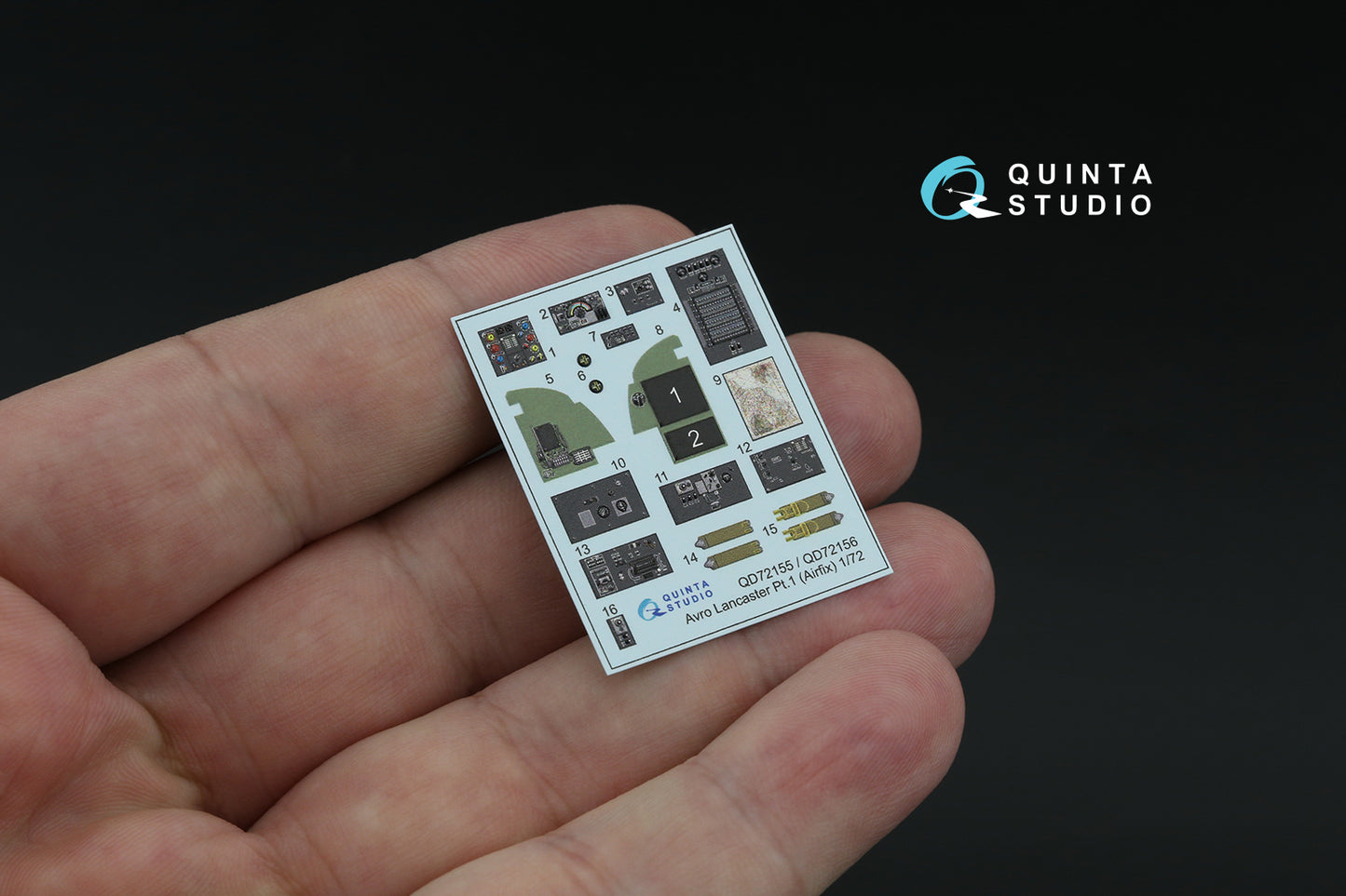 Quinta Studio QD72155 1:72 Lancaster B.I/III 3D Interior Decal