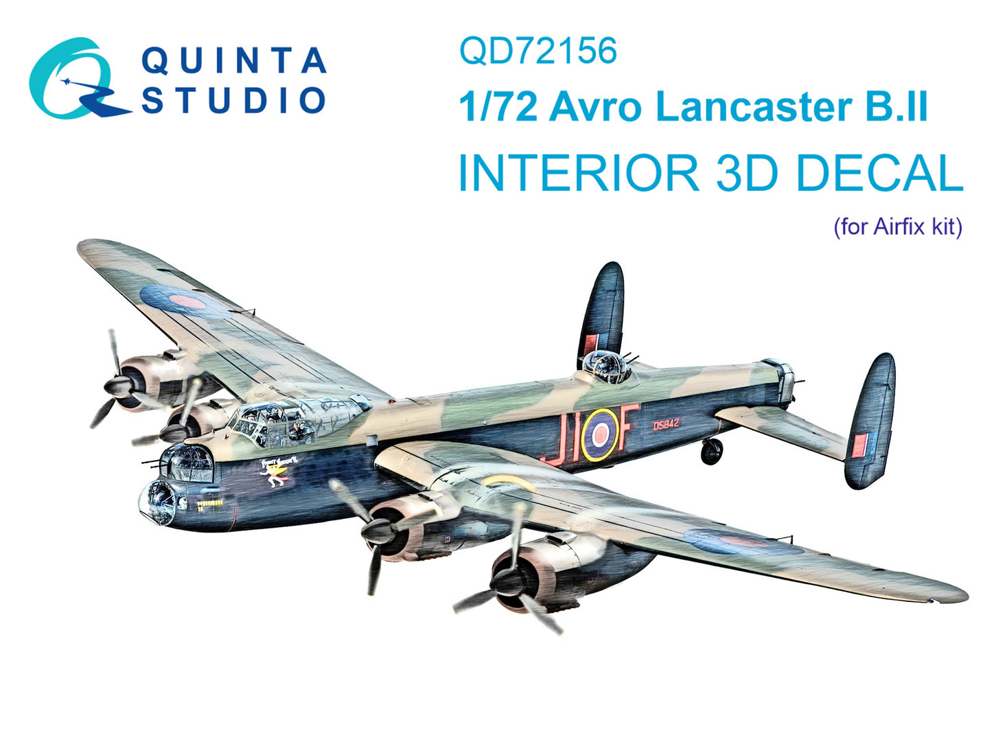 Quinta Studio QD72156 1:72 Lancaster B.II 3D Interior Decal