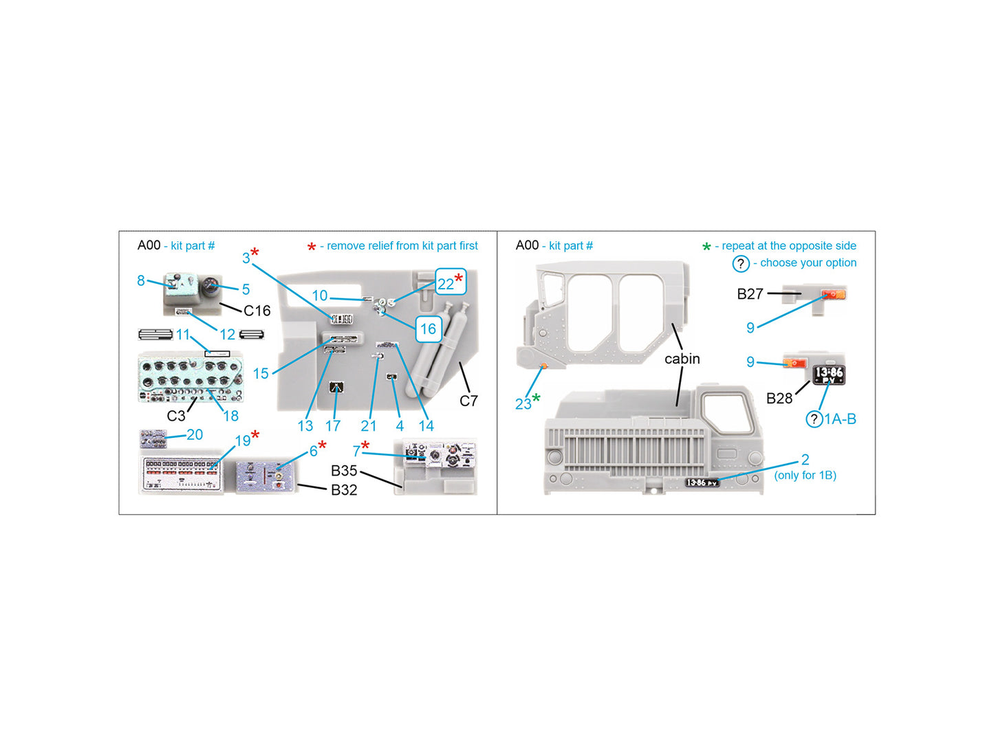 Quinta Studio QD72158 1:72 BM-30 Smerch 3D-Printed Interior Decals