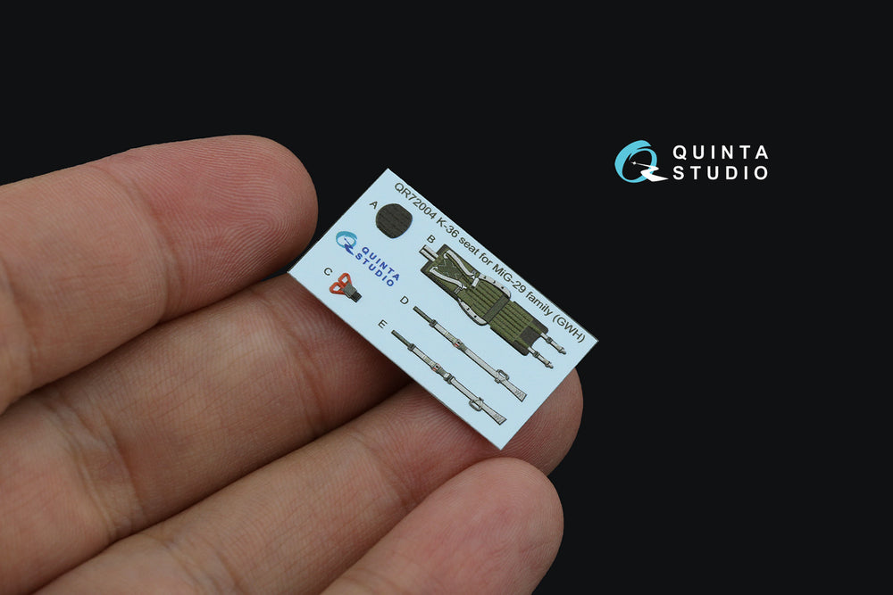 Quinta Studio QD72161 1:72 MiG-29SMT 3D Interior Decal