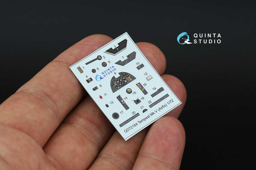 Quinta Studio QD72164 1:72 Tempest Mk.V 3D Interior Decal