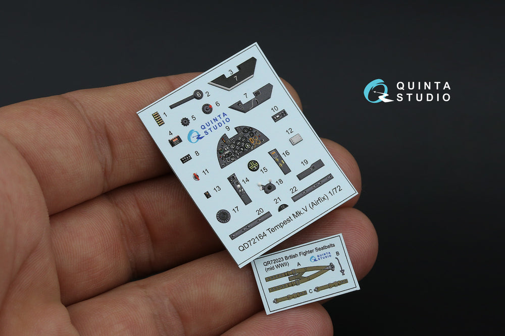 Quinta Studio QD72164 1:72 Tempest Mk.V 3D Interior Decal