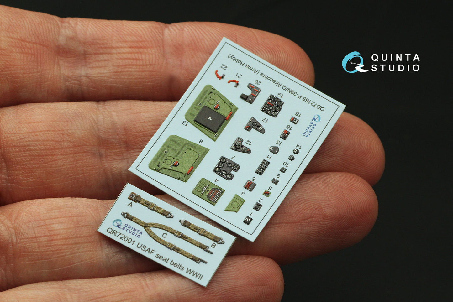 Quinta Studio QD72165 1:72 P-39Q/N Airacobra 3D Interior Decal