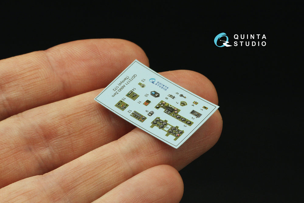 Quinta Studio QD72171 1:72 A6M3 Zero 3D Interior Decal