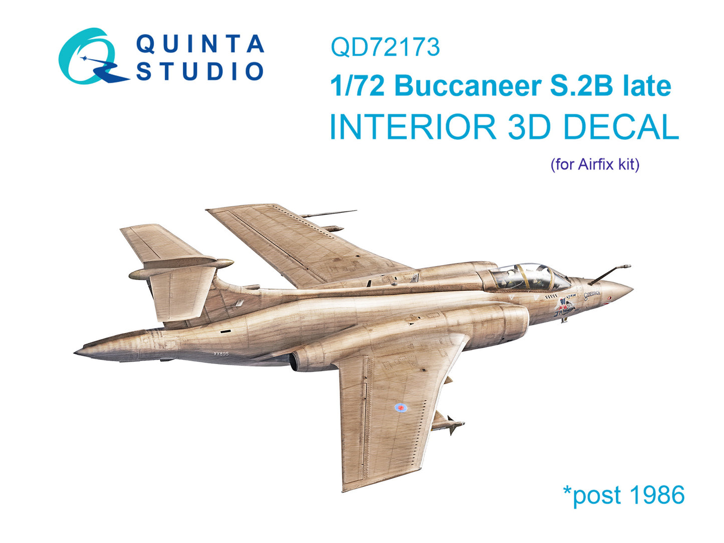 Quinta Studio QD72173 1:72 Buccaneer S.2B Late 3D Interior Decal