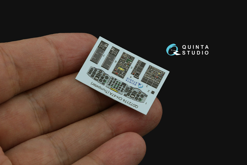 Quinta Studio QD72174 1:72 CH-47A Chinook 3D Interior Decal