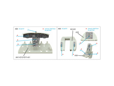 Quinta Studio QD72175 1:72 CH-47D Chinook 3D Interior Decal