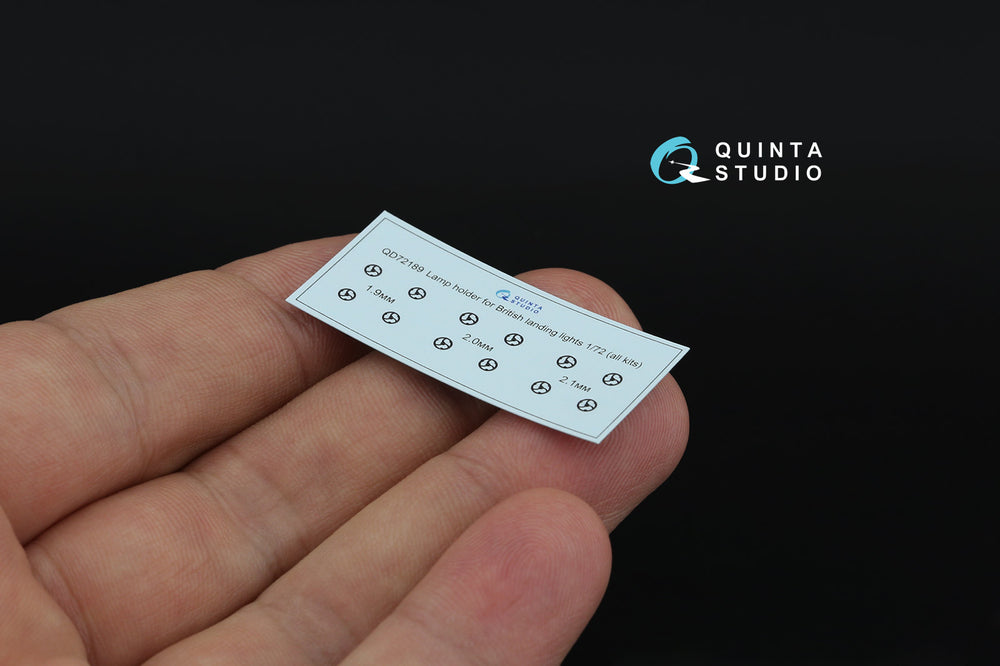 Quinta Studio QD72189 1:72 British Landing Light Holder 3D Interior