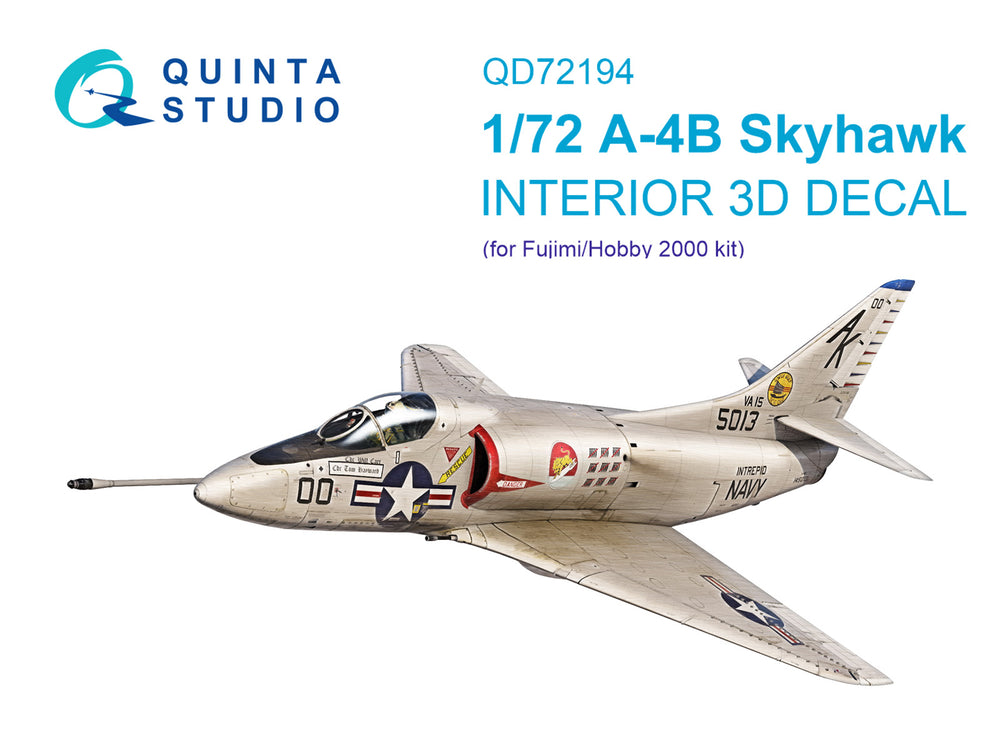 Quinta Studio QD72194 1:72 Douglas A-4B 3D-Printed Interior decal