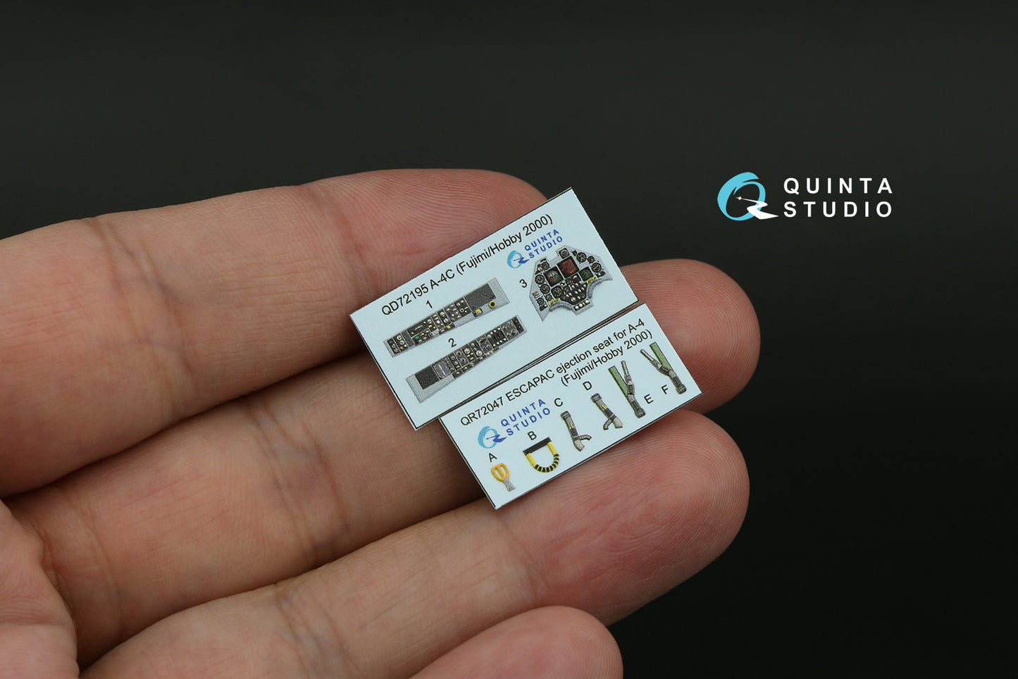 Quinta Studio QD72195 1:72 A-4C Skyhawk 3D Interior Decal