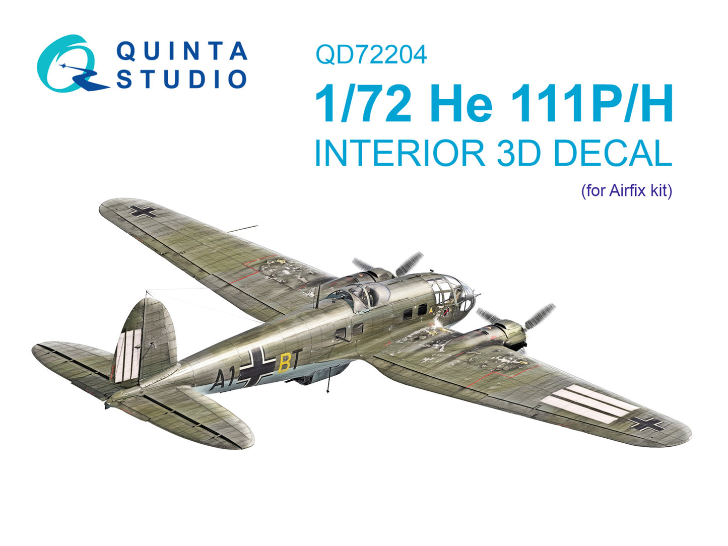 Quinta Studio QD72204 1:72 He-111P/H 3D Interior Decal