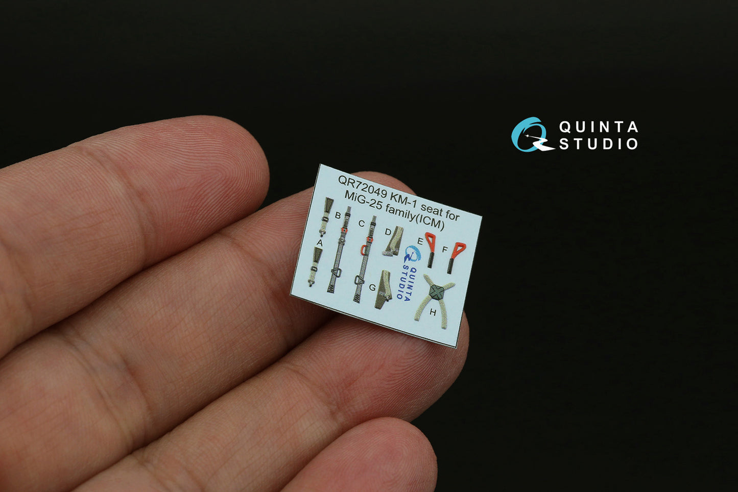 Quinta Studio QD72206 1:72 MiG-25PD 3D Interior Decal