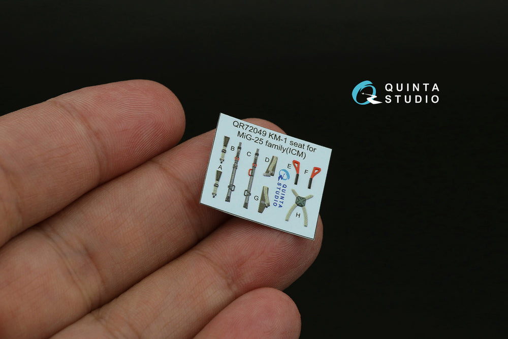 Quinta Studio QD72207 1:72 MiG-25BM 3D Interior Decal