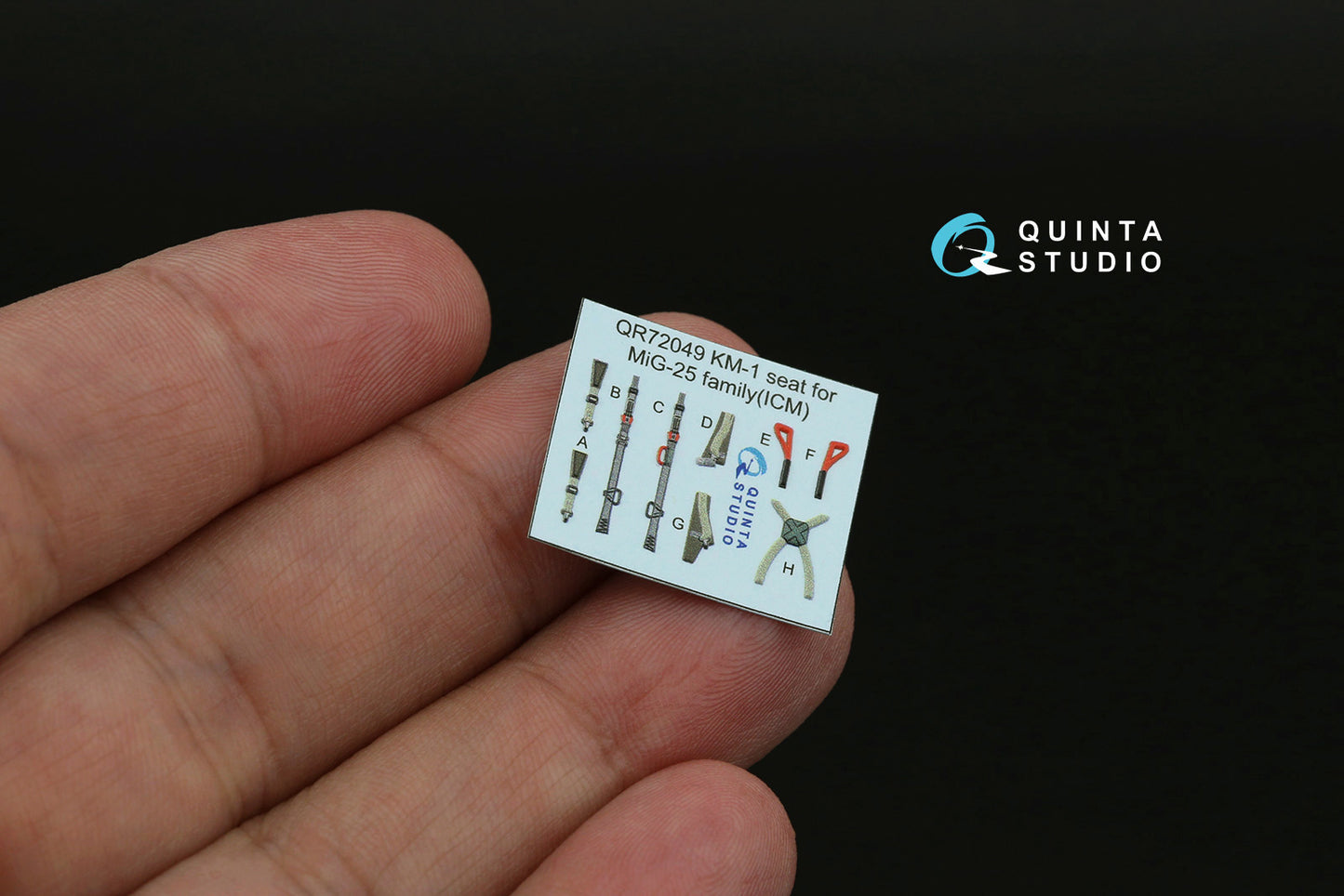 Quinta Studio QD72208 1:72 MiG-25RB/RBT 3D Interior Decal