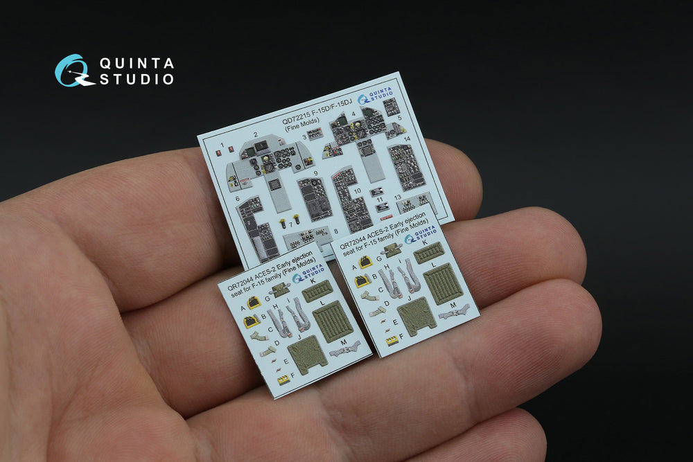 Quinta Studio QD72215 1:72 F-15D/DJ Eagle 3D Interior Decal