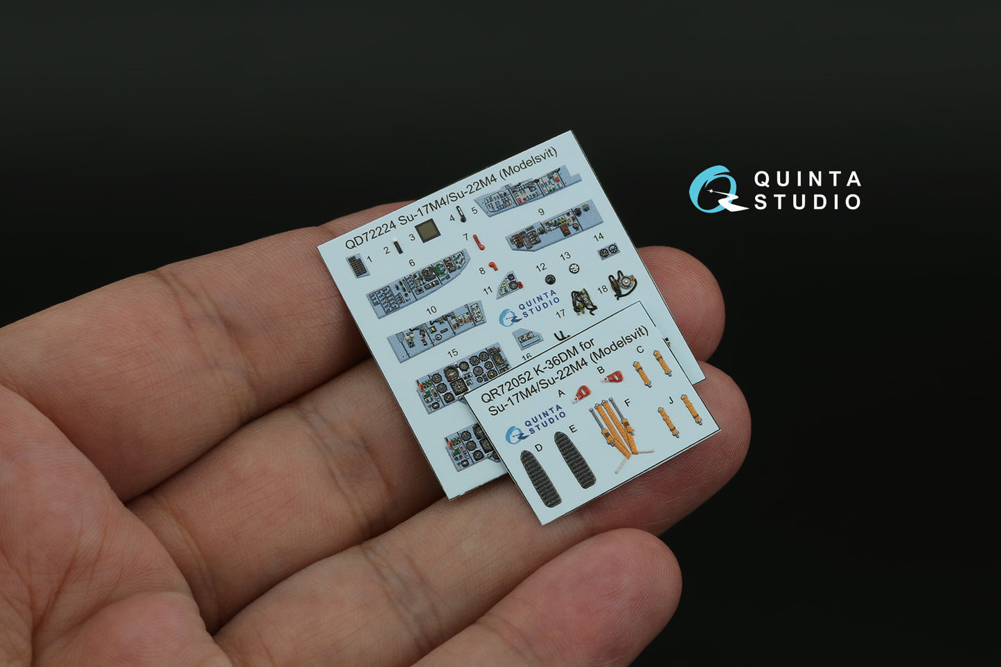 Quinta Studio QD72224 1:72 Su-17M4/Su-22M4 3D Interior Decal