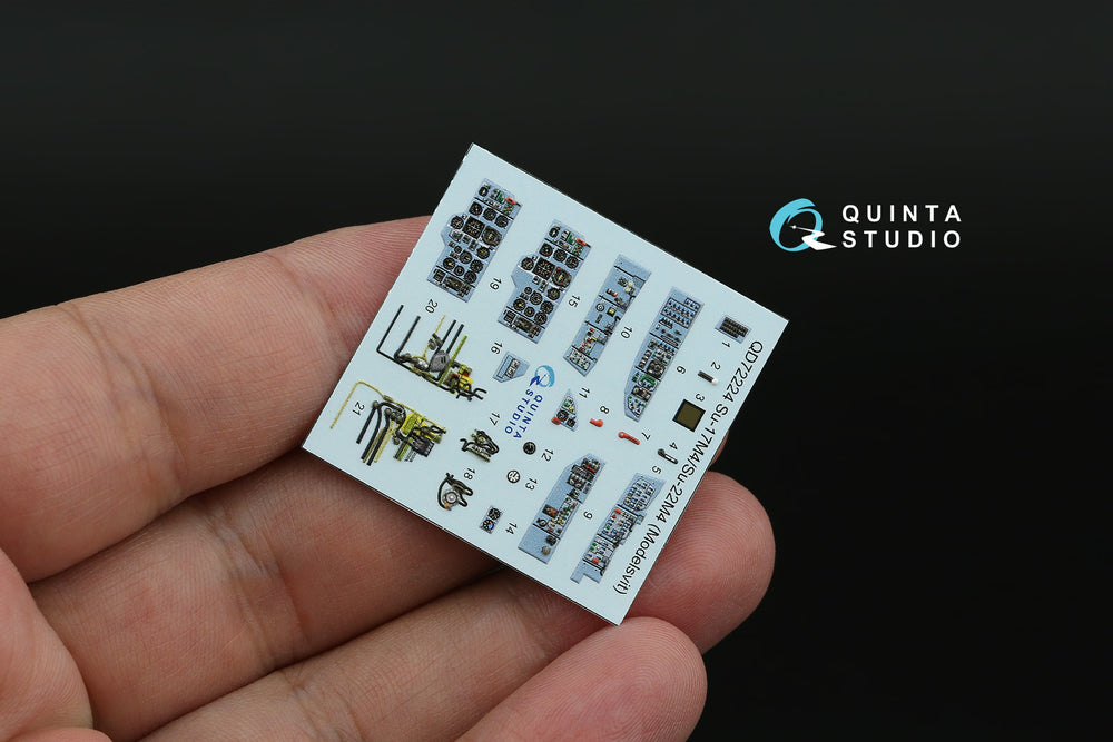 Quinta Studio QD72224 1:72 Su-17M4/Su-22M4 3D Interior Decal