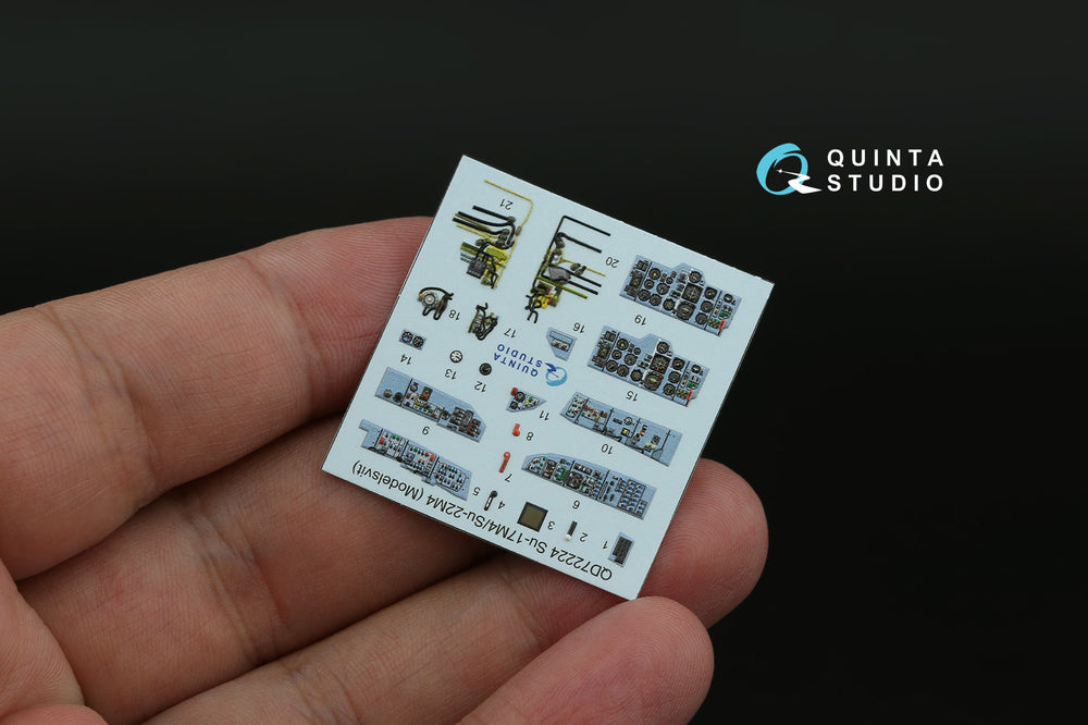 Quinta Studio QD72224 1:72 Su-17M4/Su-22M4 3D Interior Decal