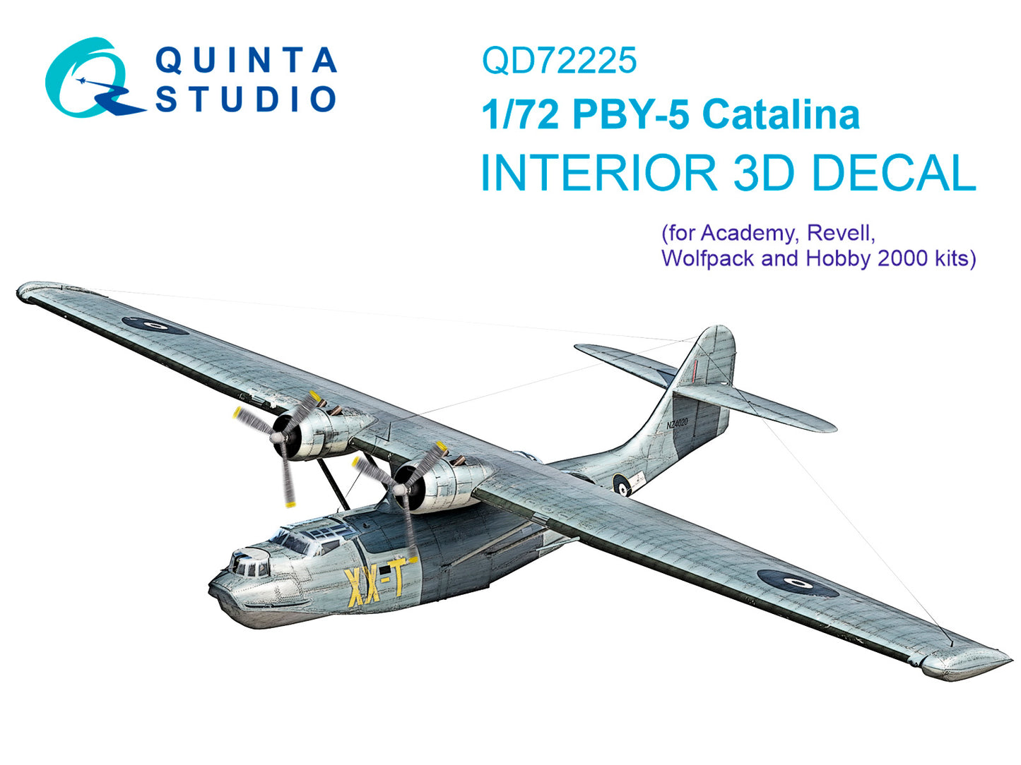 Quinta Studio QD72225 1:72 PBY-5 Catalina 3D Interior Decal