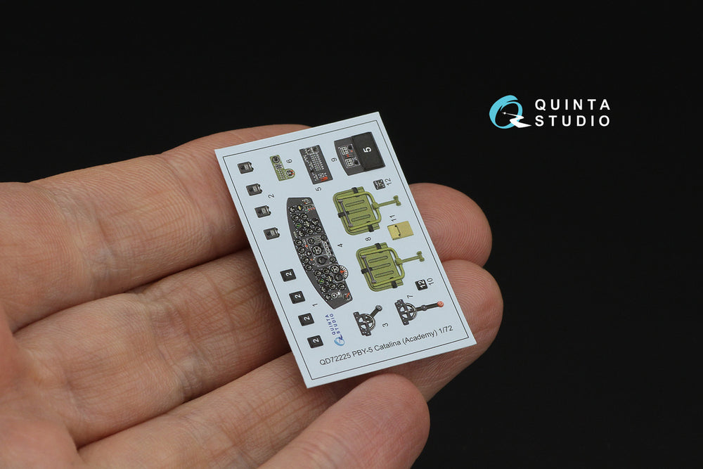 Quinta Studio QD72225 1:72 PBY-5 Catalina 3D Interior Decal