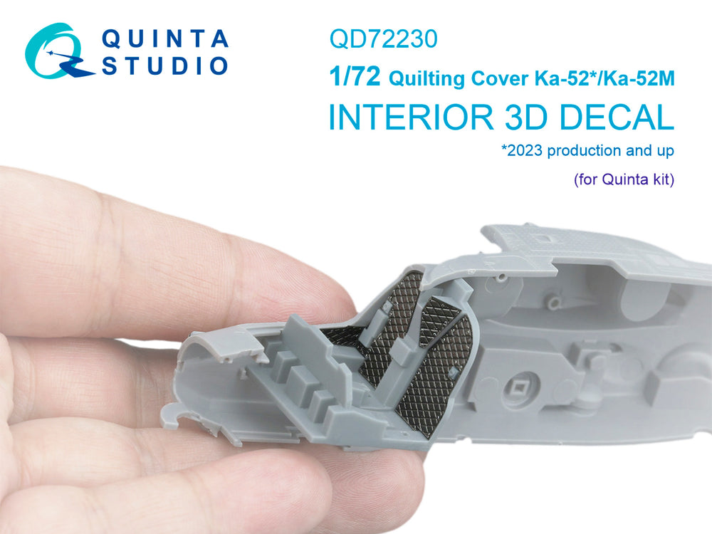 Quinta Studio QD72230 1:72 Kamov Ka-52 Kamov Ka-52? Quilting cover for cockpit